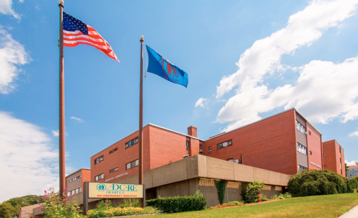AdCare Hospital exterior in Worcester, Massachusetts