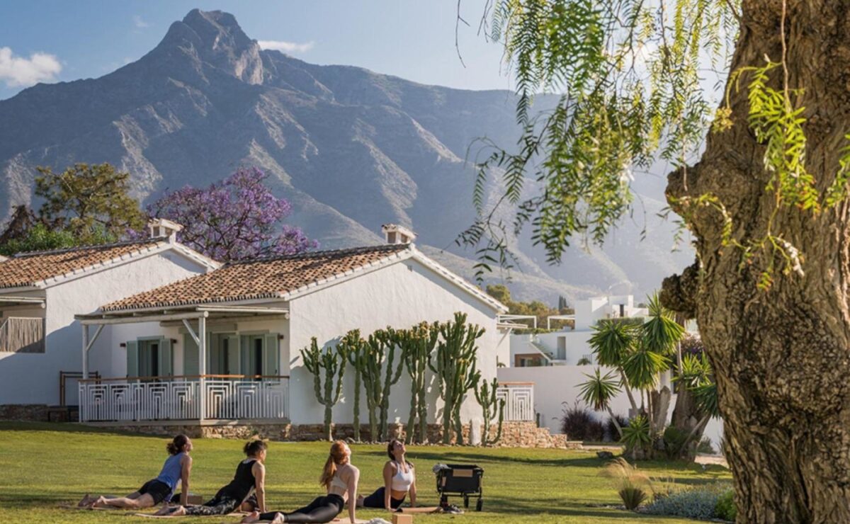 Residential villa setting used for Alive Wellness Retreat Spain in Marbella