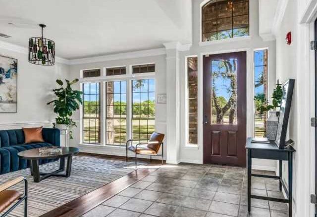 Lobby at Ava Recovery’s residential campus in Buda
