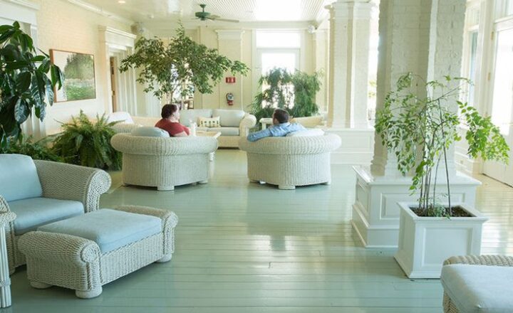 Sunlit residential lounge at Borden Cottage in Camden
