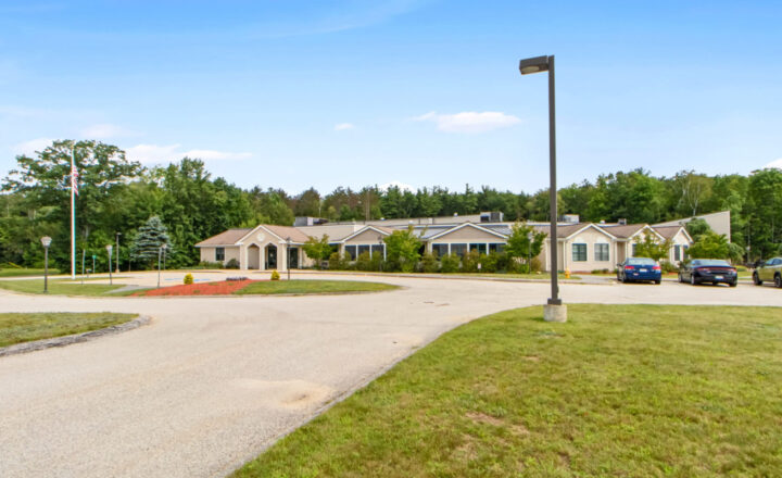 Exterior of Clearbrook Massachusetts residential campus in Baldwinville