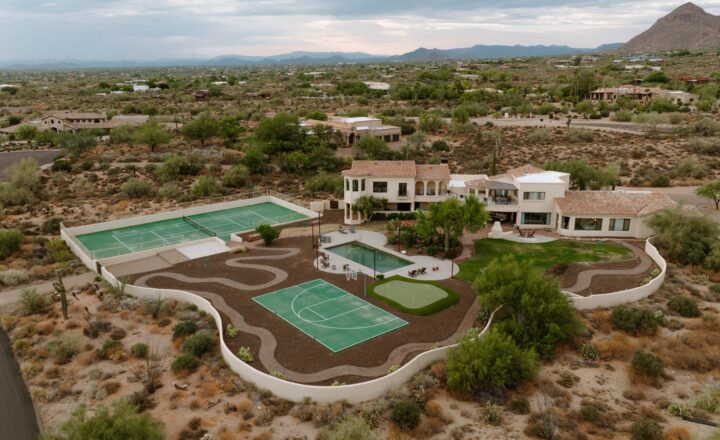 Aerial view of Desert Recovery Centers’ Scottsdale residence