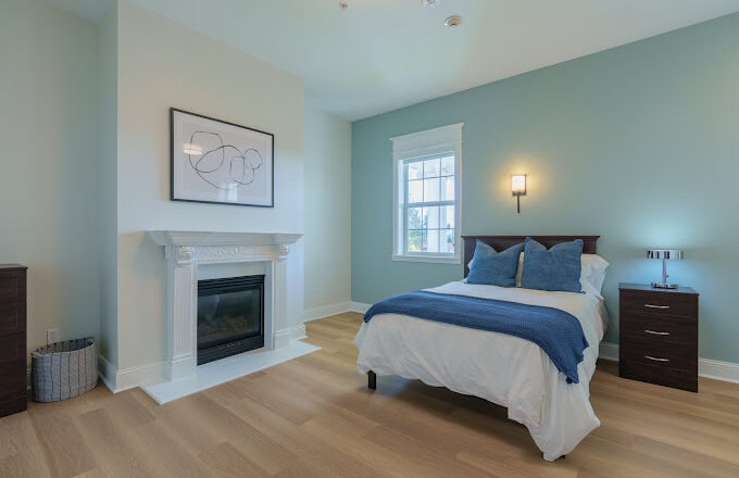 Residential bedroom at Discover Recovery in Camas, Washington