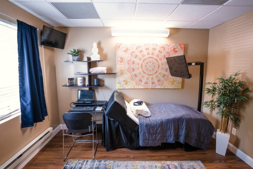 Bedroom at Discovery Institute’s Marlboro residential campus