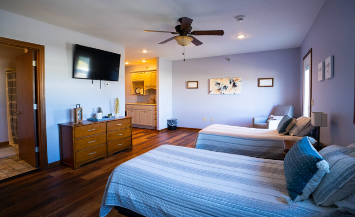 Semi-private residential room at Findlay Recovery Center in Ohio
