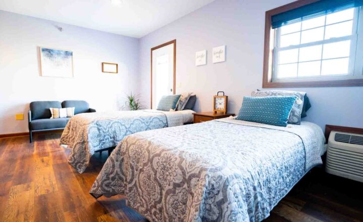 Shared bedroom at Findlay Recovery Center’s residential campus in Ohio