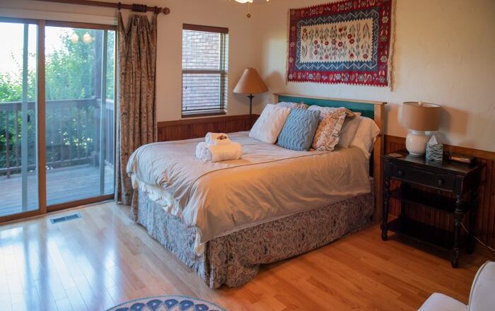 Private bedroom at the residential accommodation used by InnerBalance Health Center in Loveland