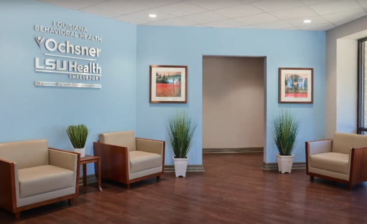 reception area at Louisiana Behavioral Health — Shreveport