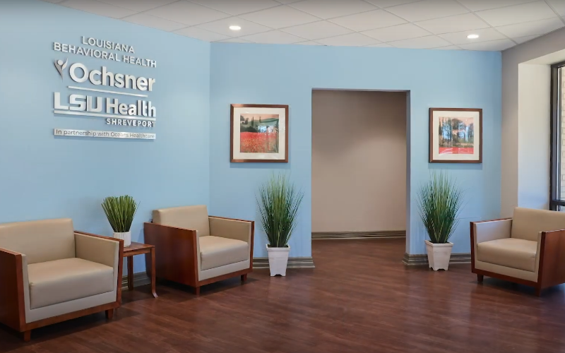 reception area at Louisiana Behavioral Health — Shreveport