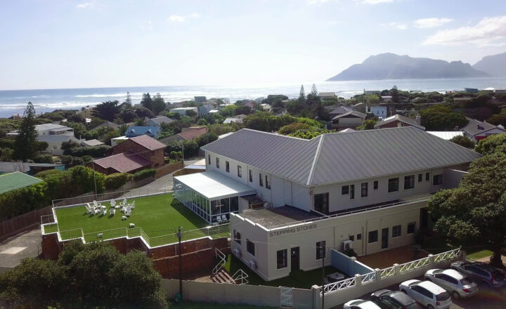 Aerial view of Stepping Stones Rehab Center in Kommetjie