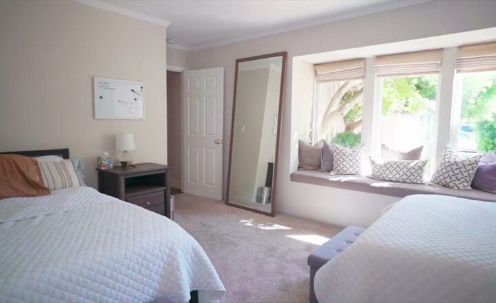 Shared bedroom at Paradigm Treatment's Arguello Circle young-adult residence in San Rafael