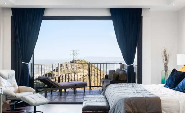 Private suite with hillside view at Peak Path Health's Peak Estate residence