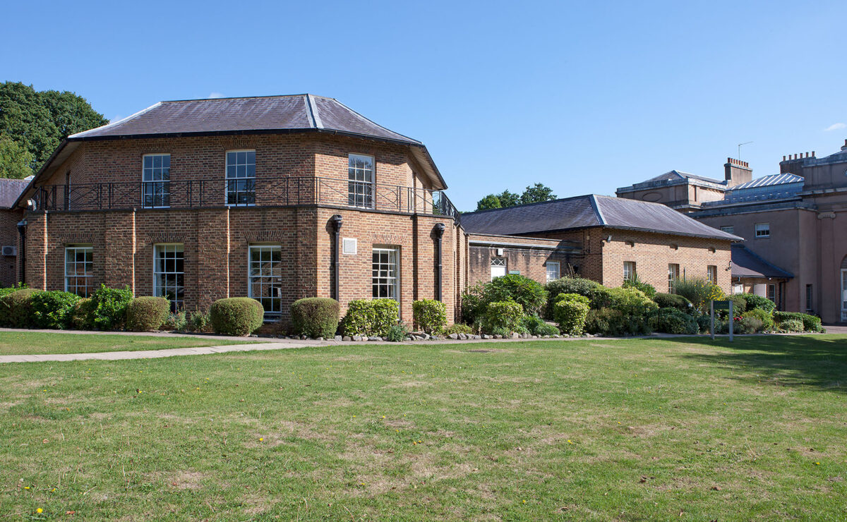 Priory Hospital North London building and gardens