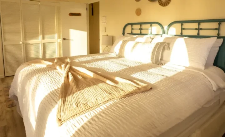 Private bedroom shown by Prospect Hill Wellness in St Croix