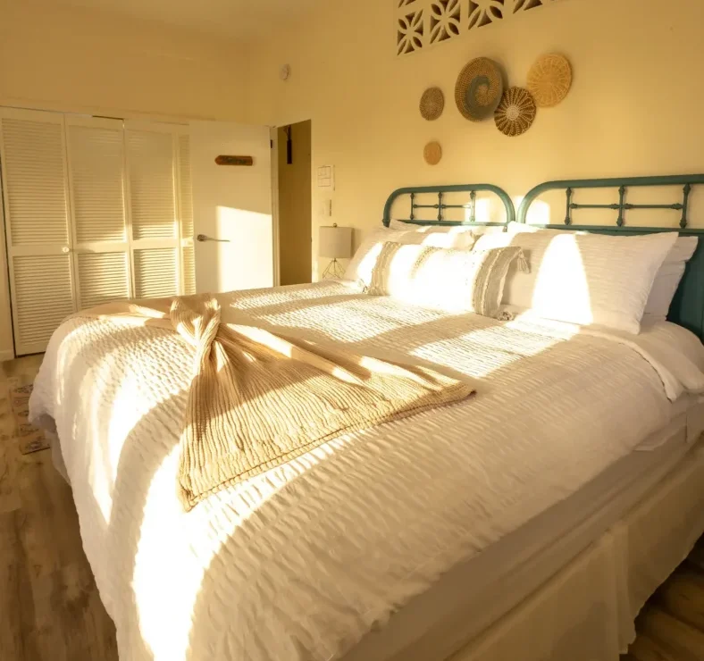 Private bedroom shown by Prospect Hill Wellness in St Croix