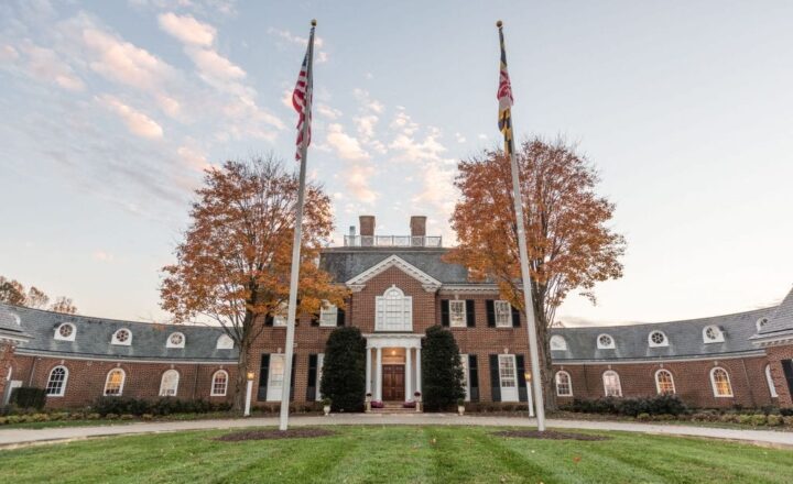 Exterior of Recovery Centers of America at Bracebridge Hall in Earleville, Maryland