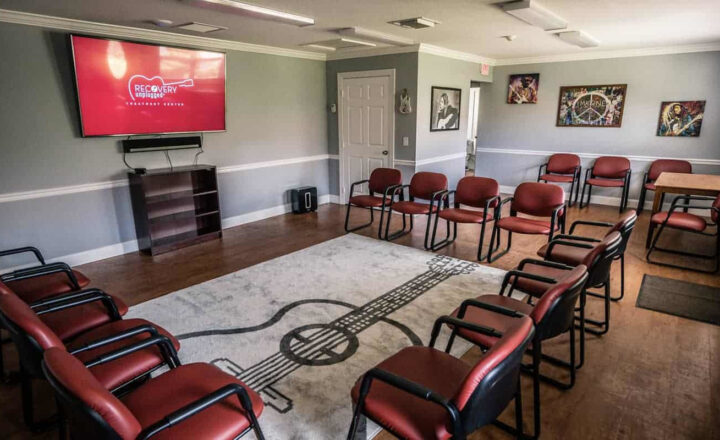 Group therapy room at Recovery Unplugged Lake Worth