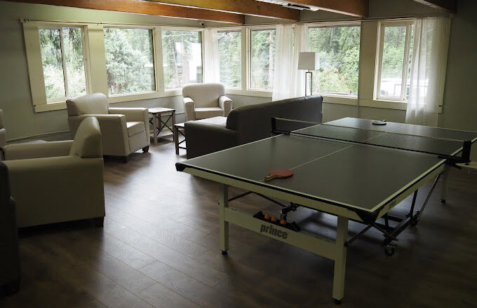 Recreation lounge at Red Rock Recovery Center in Morrison