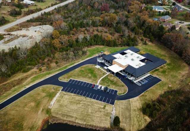 Aerial view of Robert Alexander Center for Recovery in Mount Washington