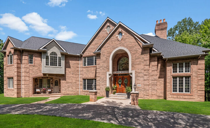 Exterior of Rushton Recovery residential campus in South Lyon, Michigan