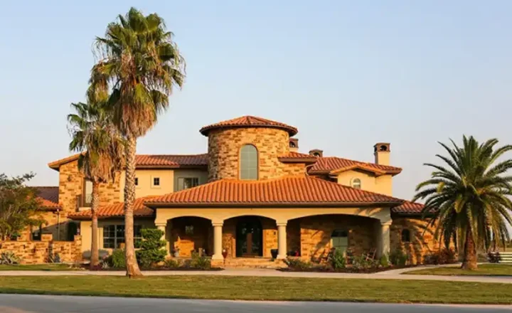 Exterior of Sage Recovery Villa’s residential estate in Manor, Texas