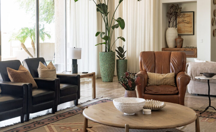 Living area inside Scottsdale Providence Recovery Center’s residential home
