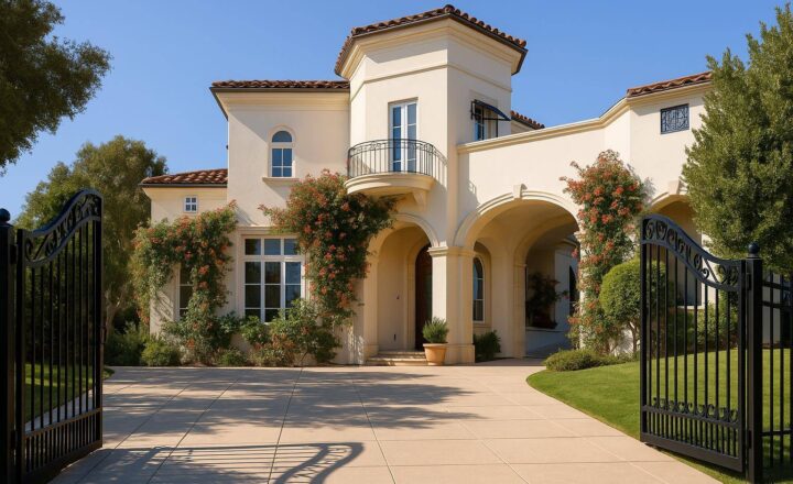 Gated residential building at Serenity Malibu
