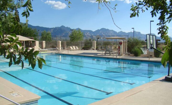 Outdoor pool at Sierra Tucson