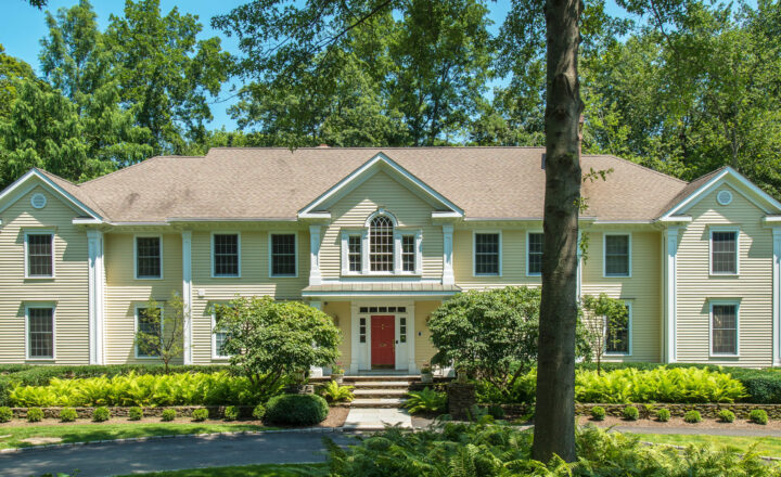 Residential-style treatment building on the wooded Silver Hill Hospital campus