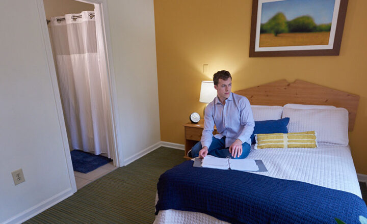 Private bedroom at Skyland Trail South Campus in Decatur