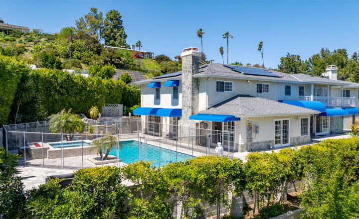 Star City Recovery residential treatment facility and pool in Tarzana, California