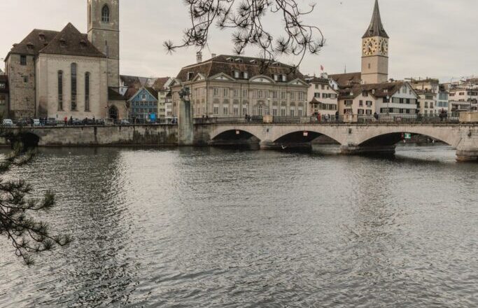 Zurich city setting shown in THE BALANCE official Zurich location gallery