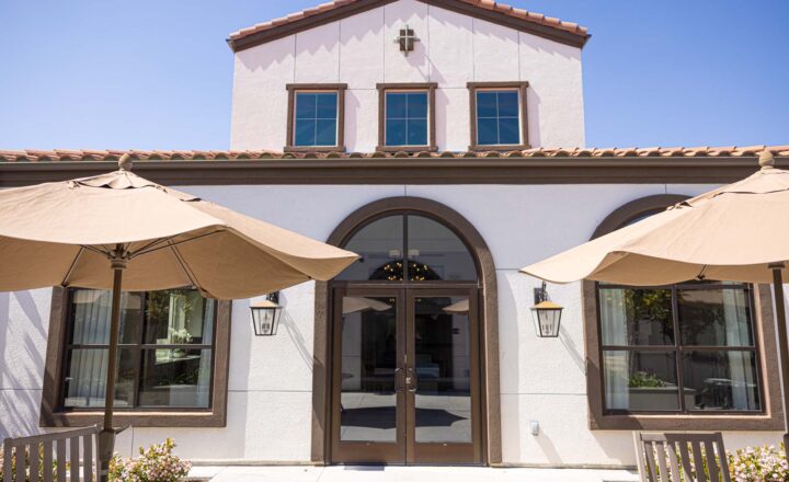 Exterior entrance of Temecula Recovery Center in Temecula, California