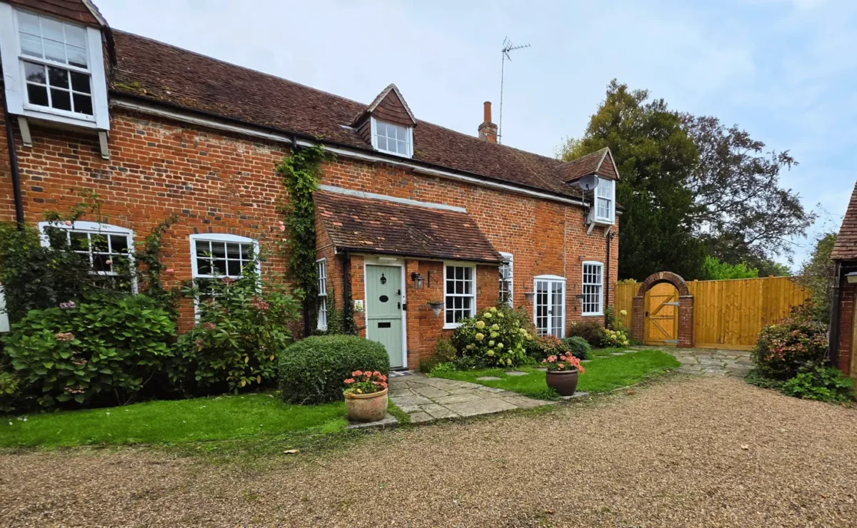 Front grounds of The Cottage Priory residential treatment centre in Old Woking