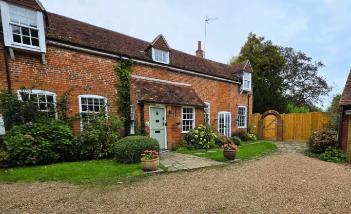 Front grounds of The Cottage Priory residential treatment centre in Old Woking
