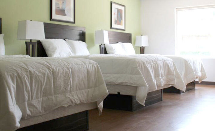 Residential bedroom at The Recovery Village Umatilla