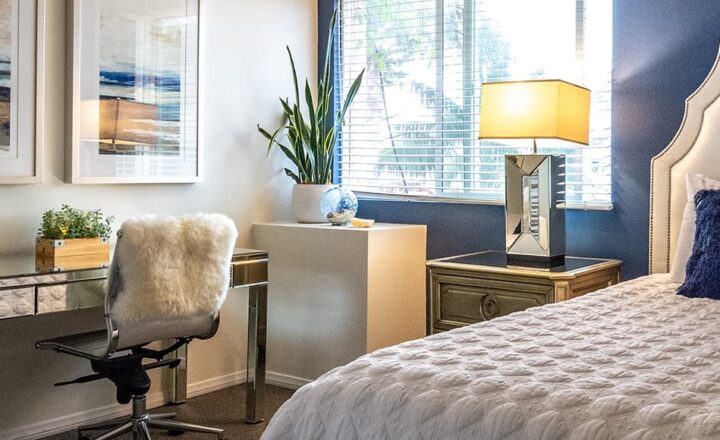 Bedroom shown on Passages Ventura's official residential programme page