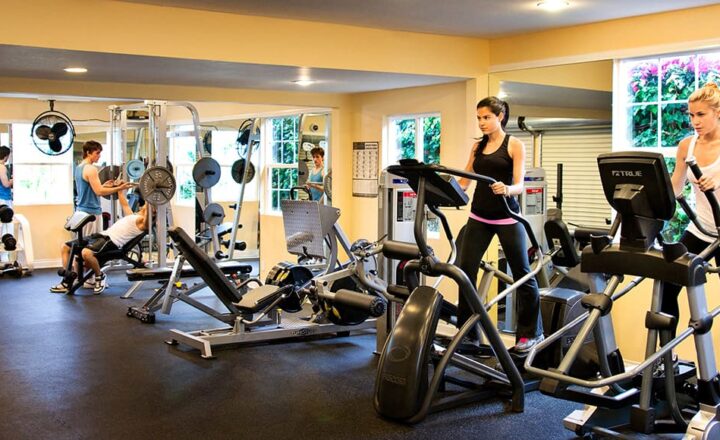 Fitness room shown on Passages Ventura's official residential programme page