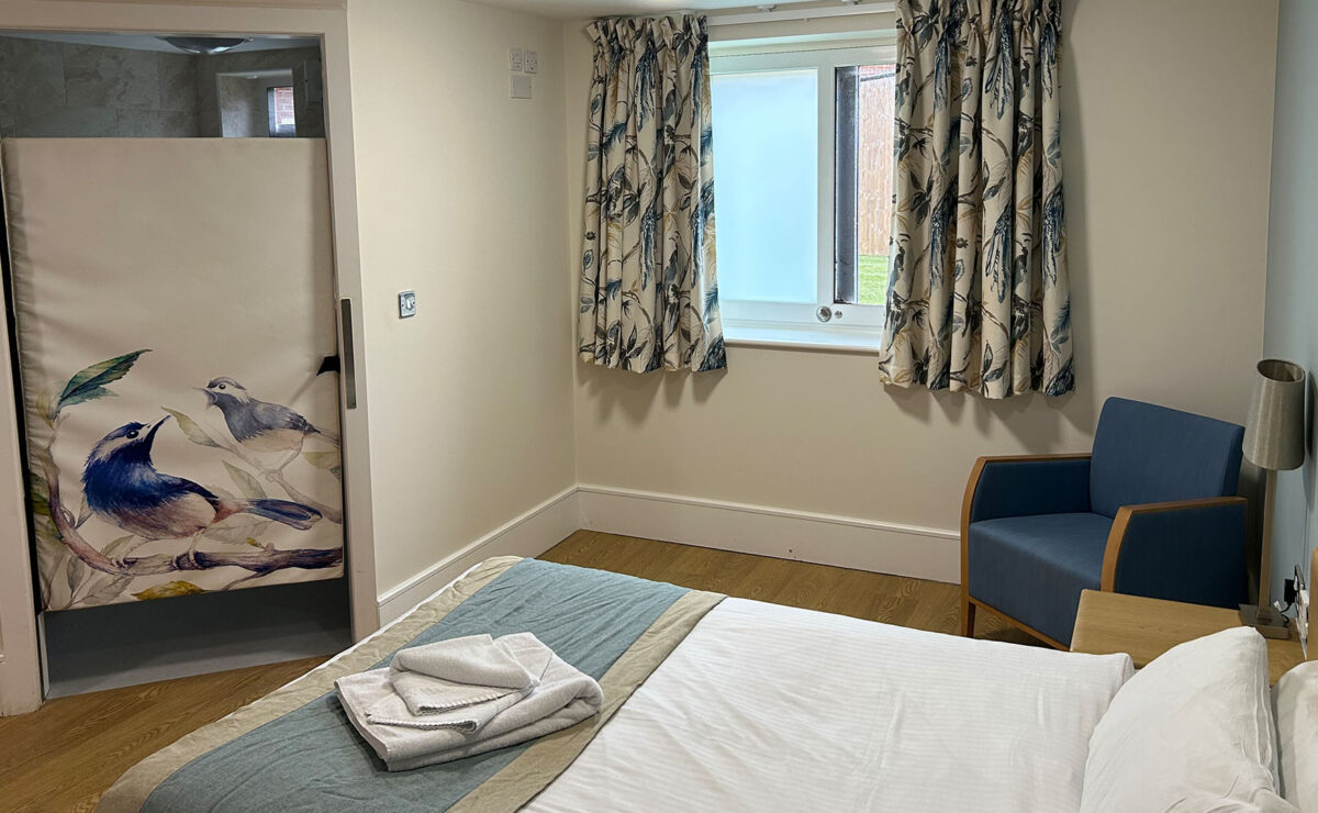 Private bedroom at Priory Hospital Altrincham