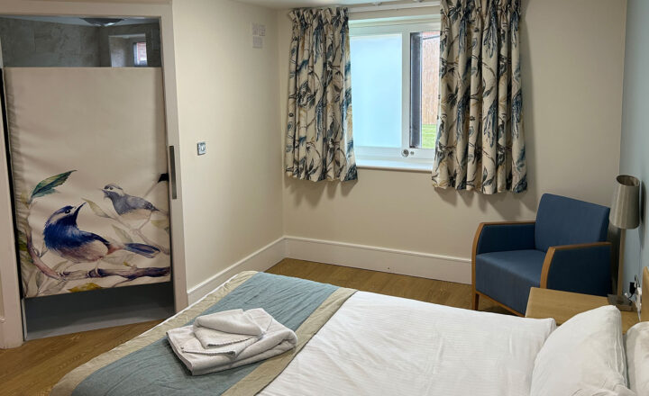 Private bedroom at Priory Hospital Altrincham