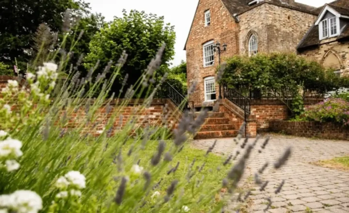 Hay Farm building and garden at PROMIS