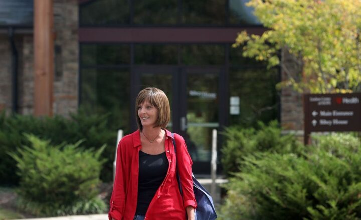 Provider photograph of the Sibcy House entrance at Lindner Center of Hope