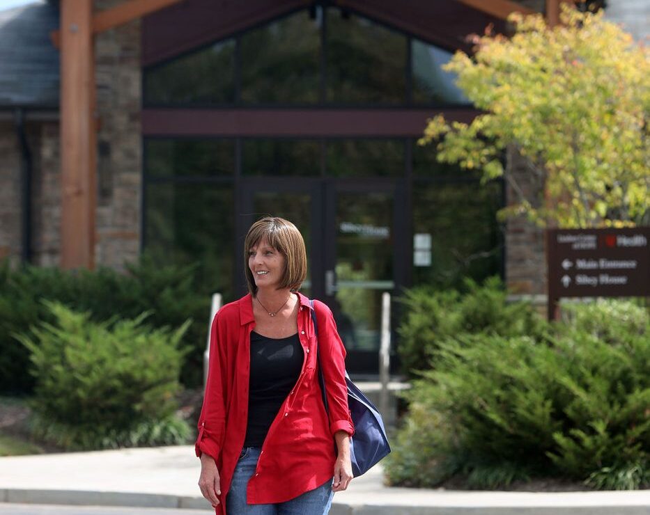 Provider photograph of the Sibcy House entrance at Lindner Center of Hope