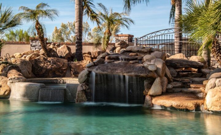 Swimming pool at Soberman’s Estate