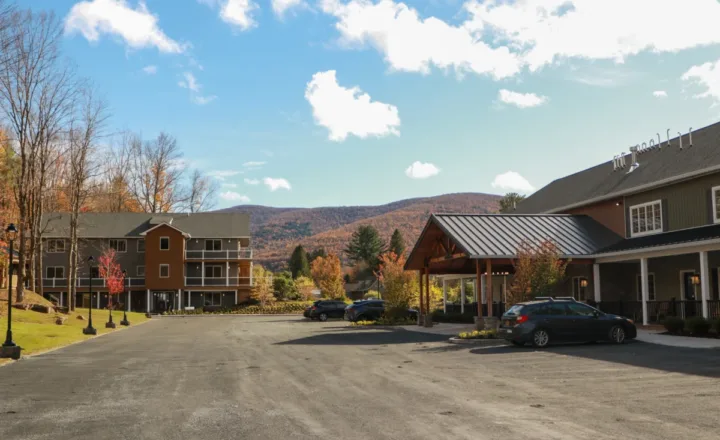 BriteLife Recovery at Lexington campus buildings in the wooded Catskill Mountains