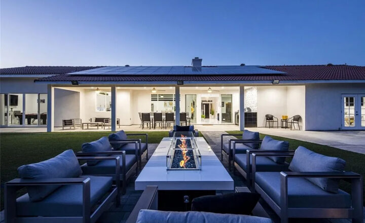 Coachella Valley Recovery residential property and outdoor lounge in Cathedral City