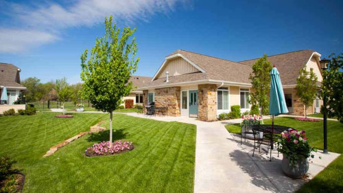 Aerial view of the Holland Pathways residential treatment campus in Wichita, Kansas