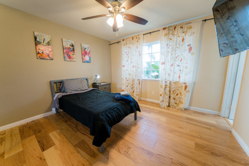 Furnished private bedroom at Hope Canyon residential treatment in San Diego