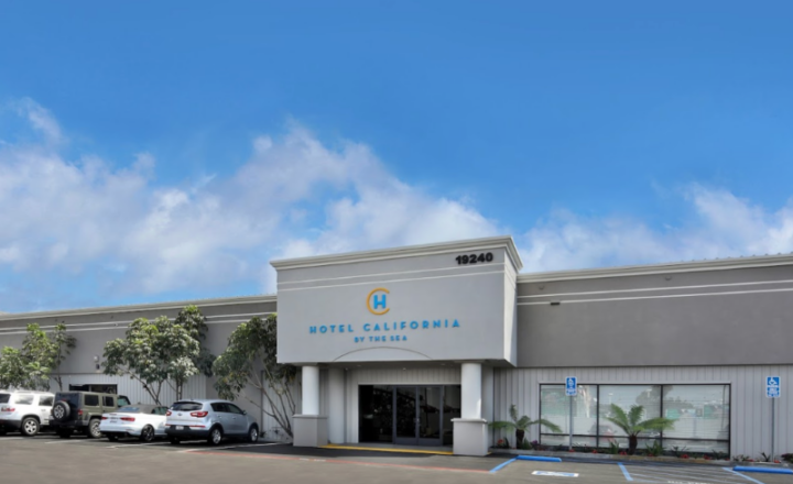 Hotel California by the Sea residential property exterior in Newport Beach