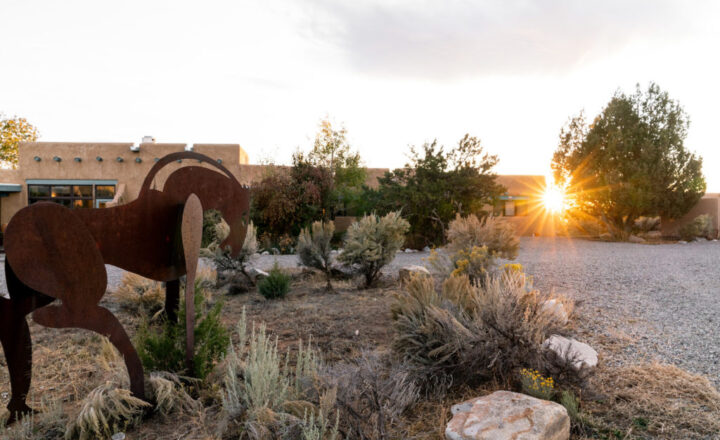 Exterior of the LifeHouse Vista Taos residential treatment campus in El Prado, New Mexico
